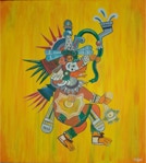 mexican art - acrilic