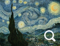 Copie d'autore, olio su tela, van gogh, riproduzione di copie d'autore, notte stellata